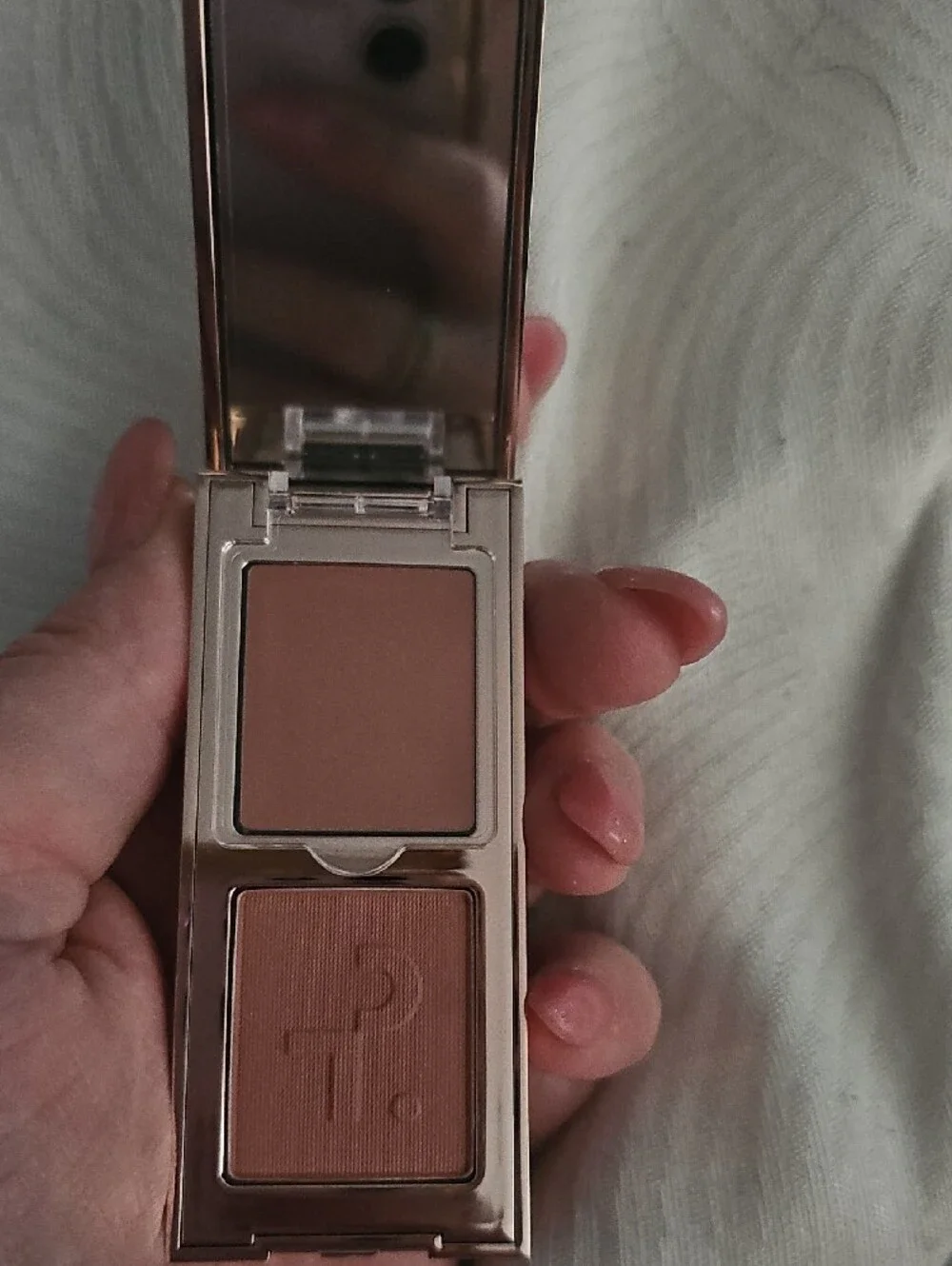 Patrick Ta Double-Take Blush Duo — Rose Peach Packaging